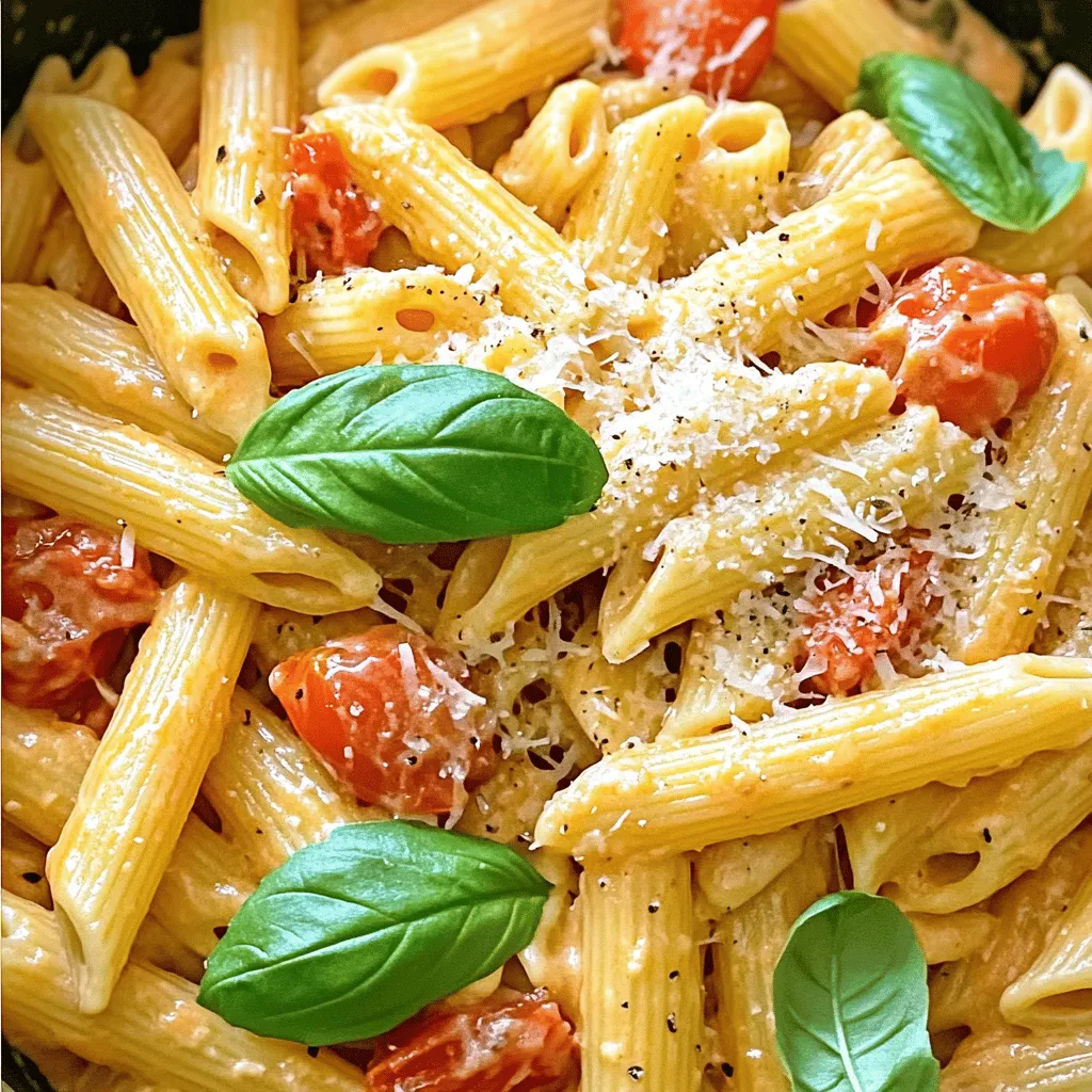 One Pan Creamy Tomato Pasta Lecker und Schnell Kochen