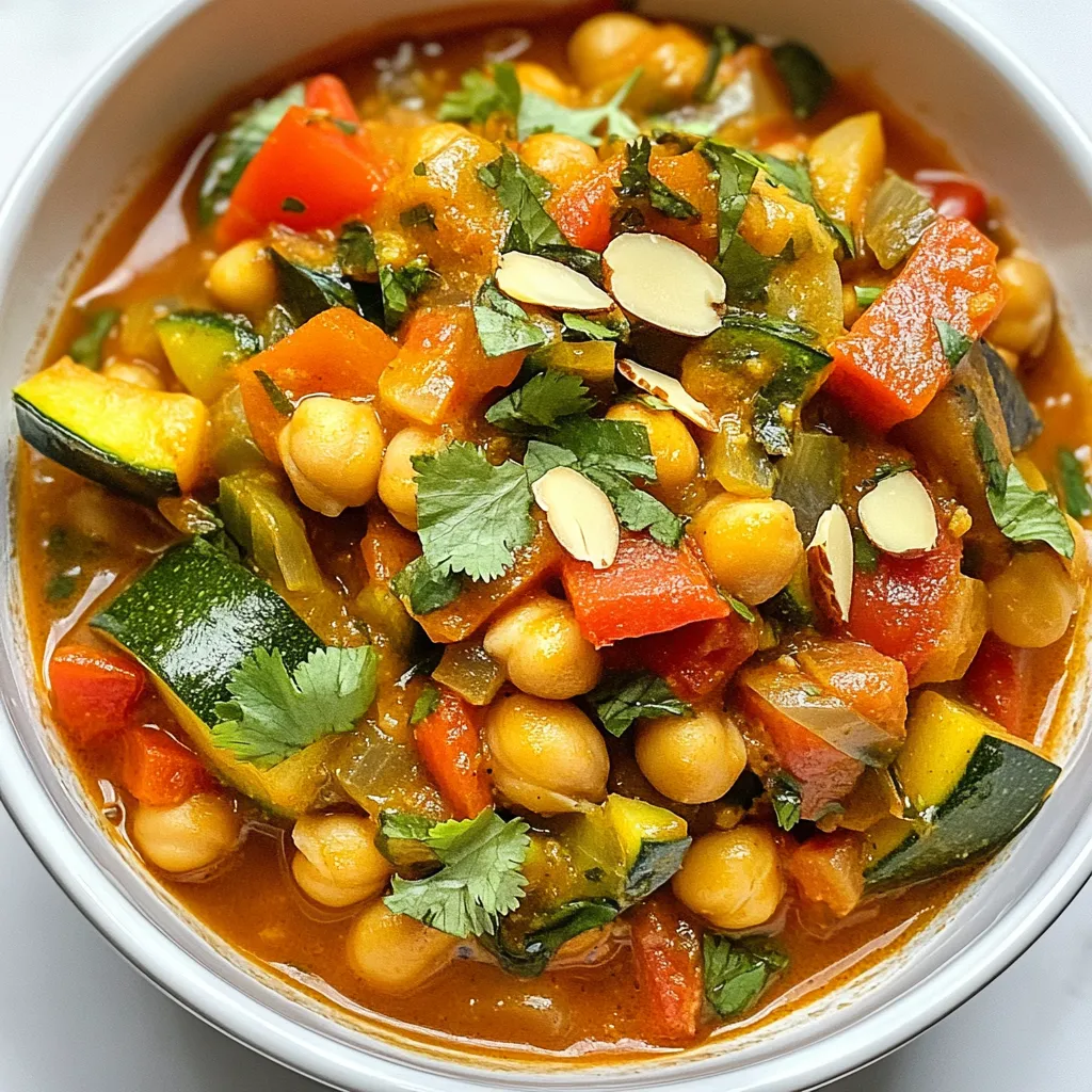 Moroccan Spiced Chickpea Tagine Köstliches Rezept
