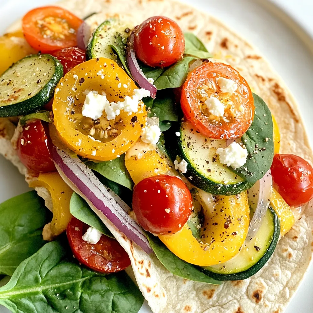 Roasted Veggie Hummus Wraps Lecker und Gesund