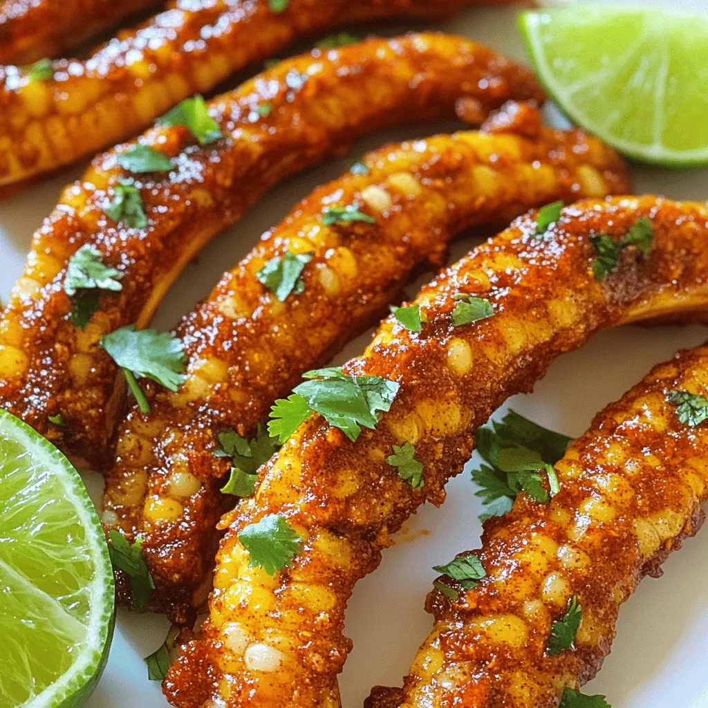 Maisrippchen sind ein leckerer Snack aus frischem Mais. Man schneidet den Mais in lange Stücke. Diese Stücke sehen aus wie Rippchen, daher der Name. Jeder Biss ist knusprig und saftig.