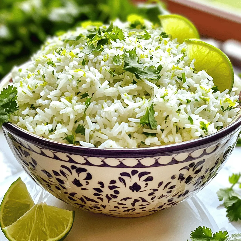 Cilantro Lime Rice Einfaches und leckeres Rezept