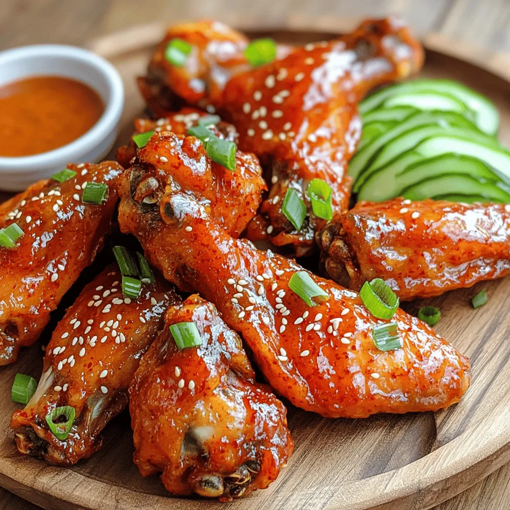 Spicy Korean Chicken Wings Einfach und Lecker Kochen