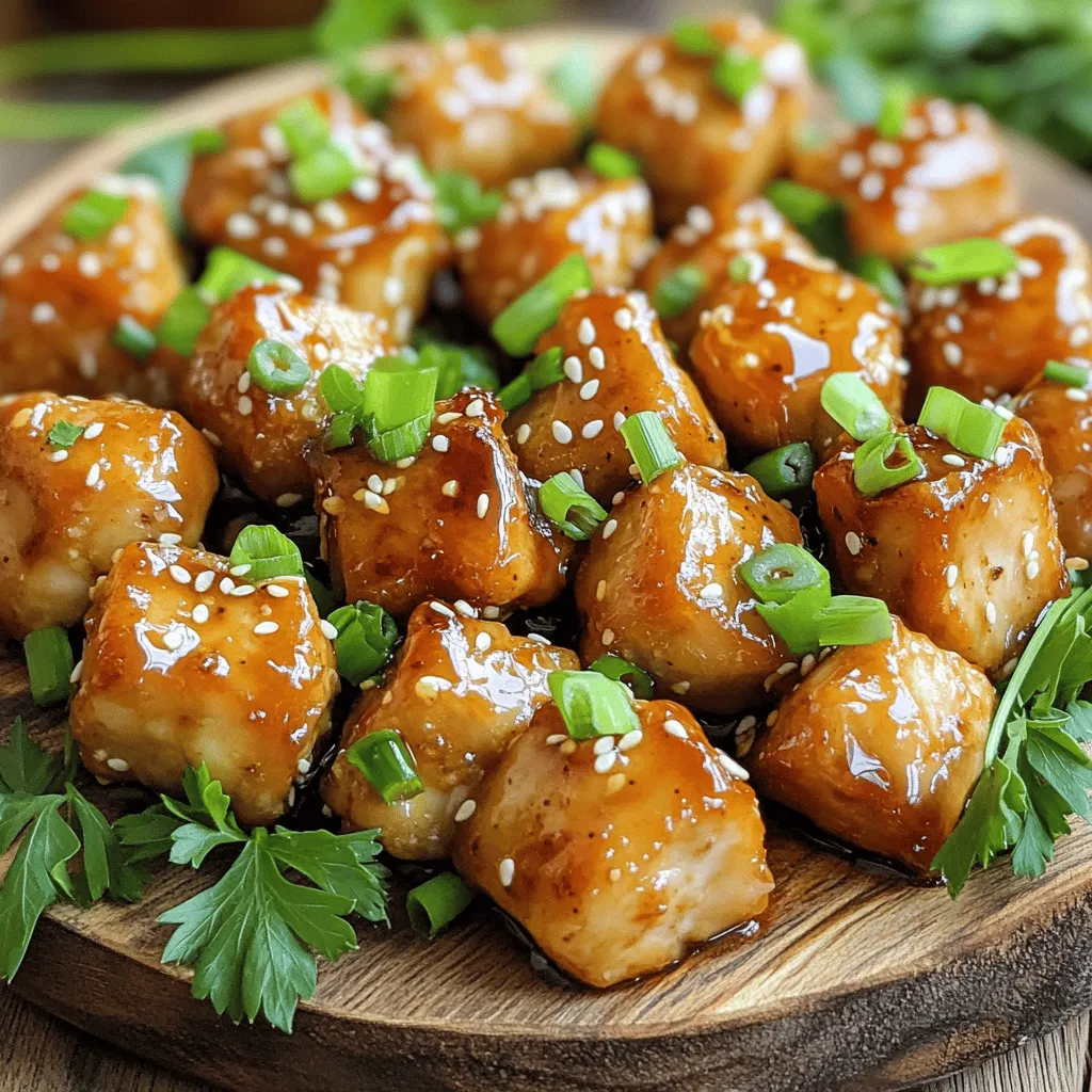 Honig Knoblauch Hühnchenbissen Schnelle und Leckereien