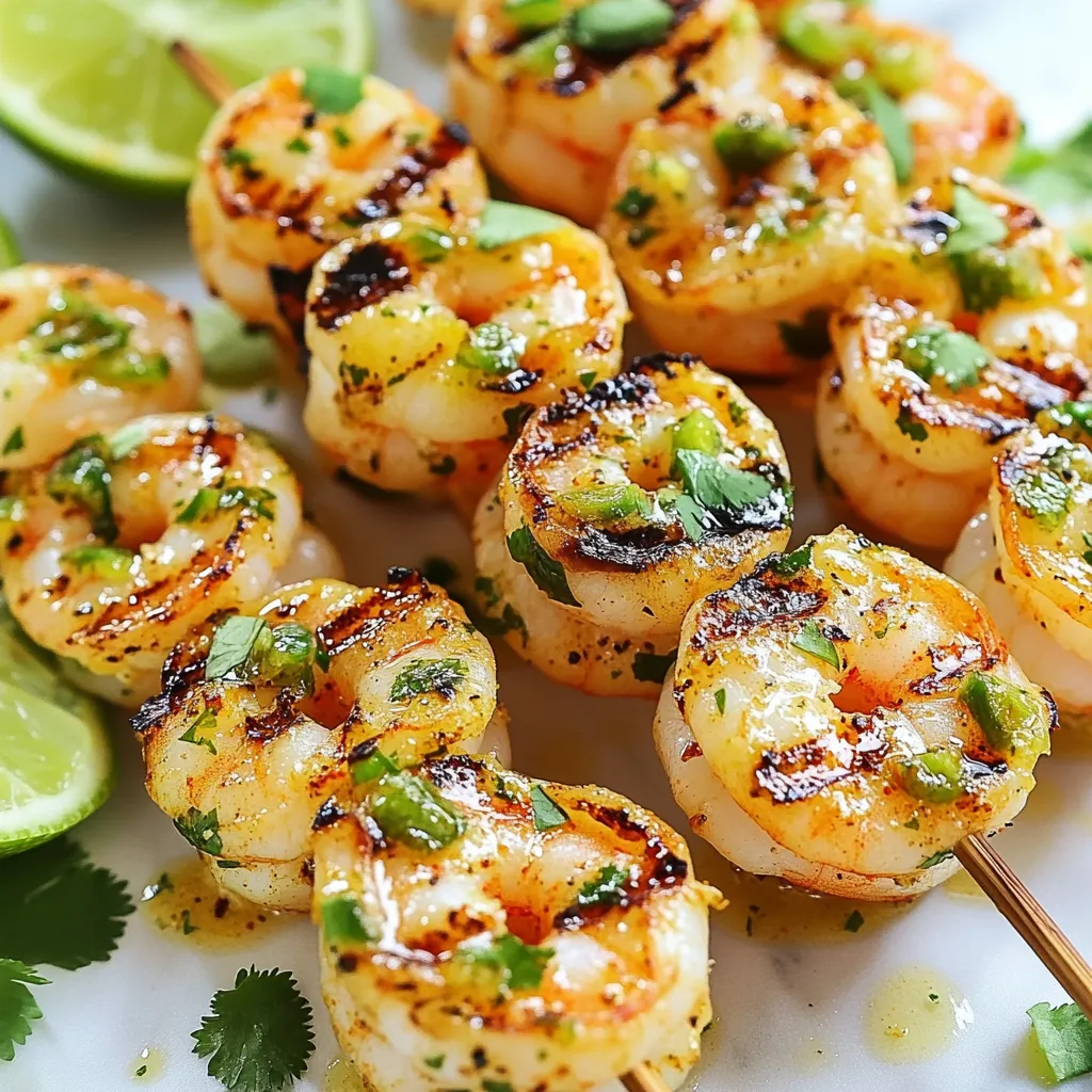 Jalapeno Lime Grilled Shrimp Schnelles Grillrezept
