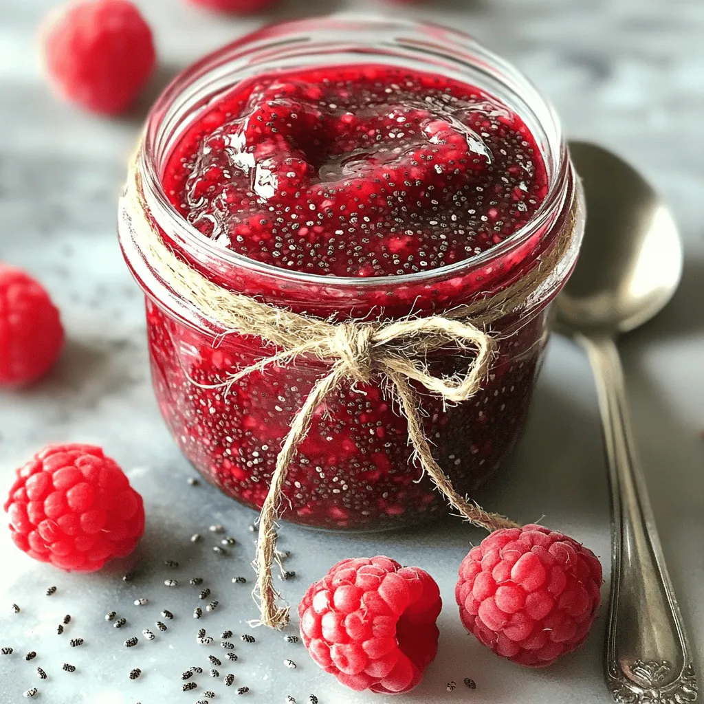 Raspberry Chia Seed Jam Einfach und Gesund Genießen