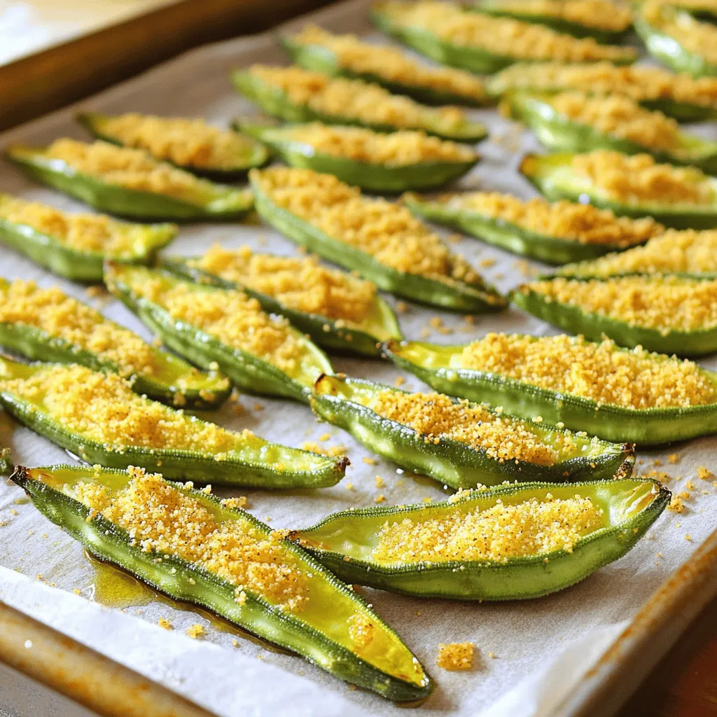 Knusprige Ofen- geröstete Okra Einfach und Lecker