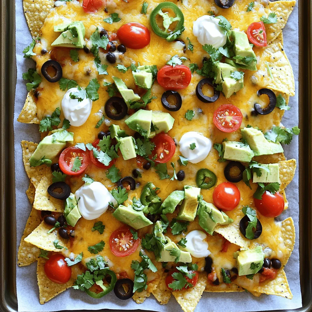 Loaded Sheet Pan Nachos Einfache und leckere Wahl