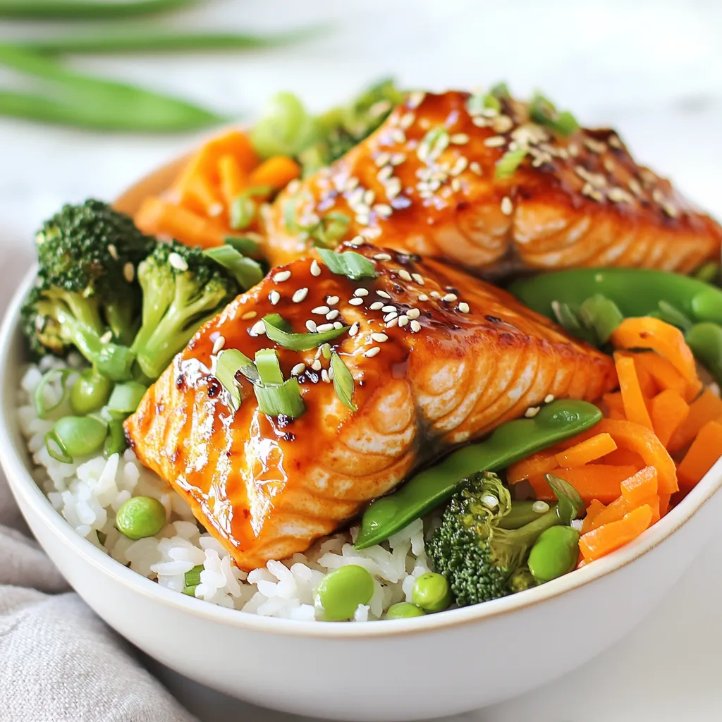 Teriyaki Salmon Rice Bowls Einfache und Köstliche Mahlzeit