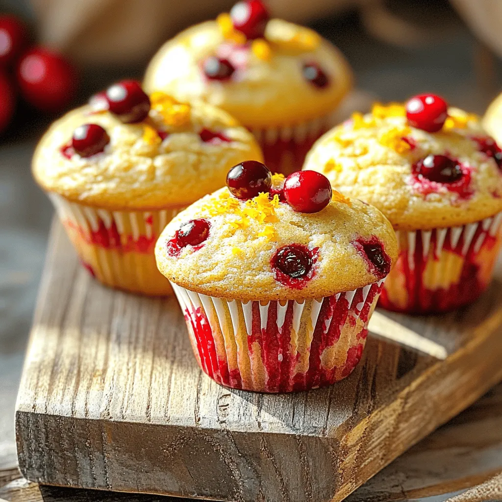 Cranberry Orange Muffins Leckeres Rezept Entdecken