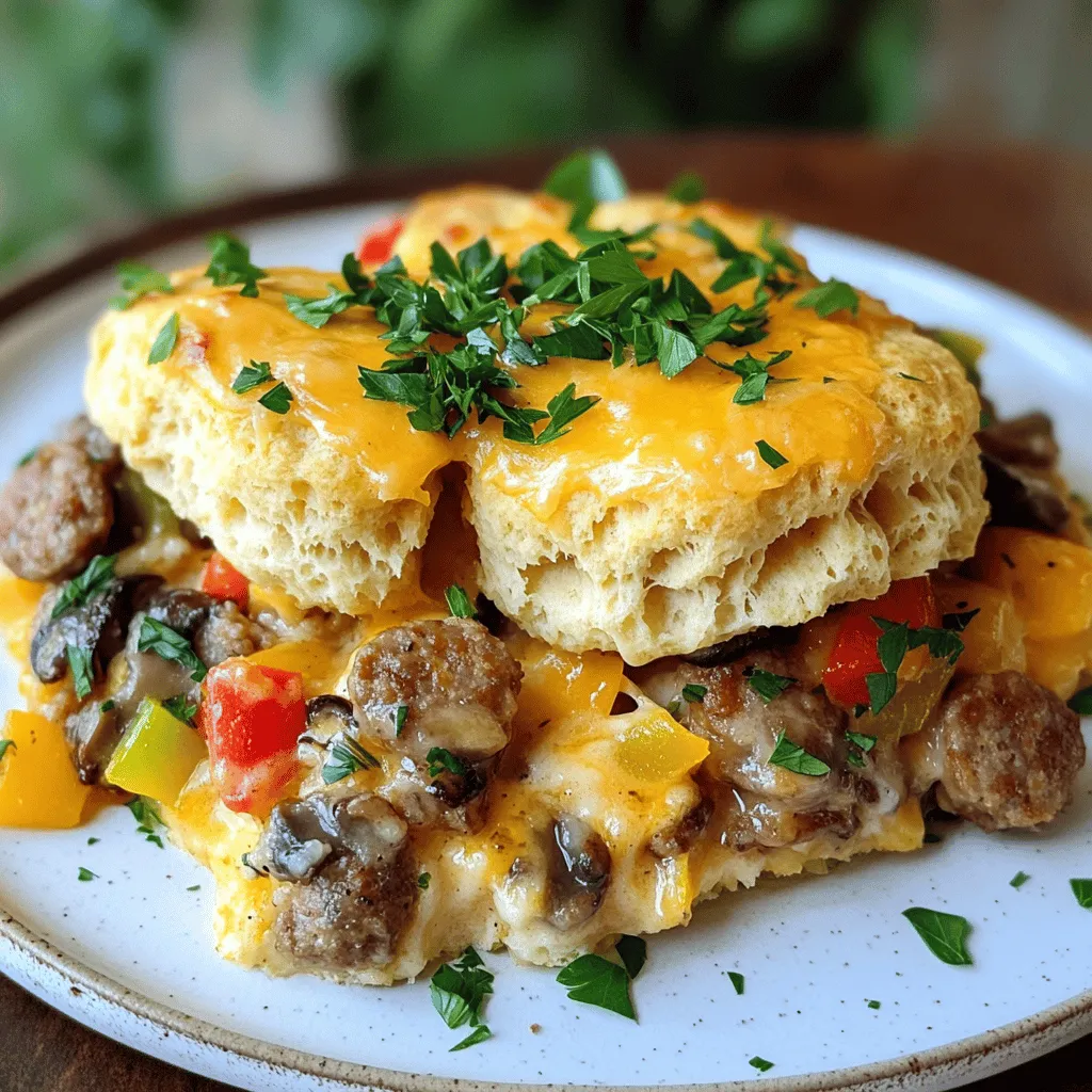 Herzhafter Wurst und Brötchen Auflauf Einfache Ideen