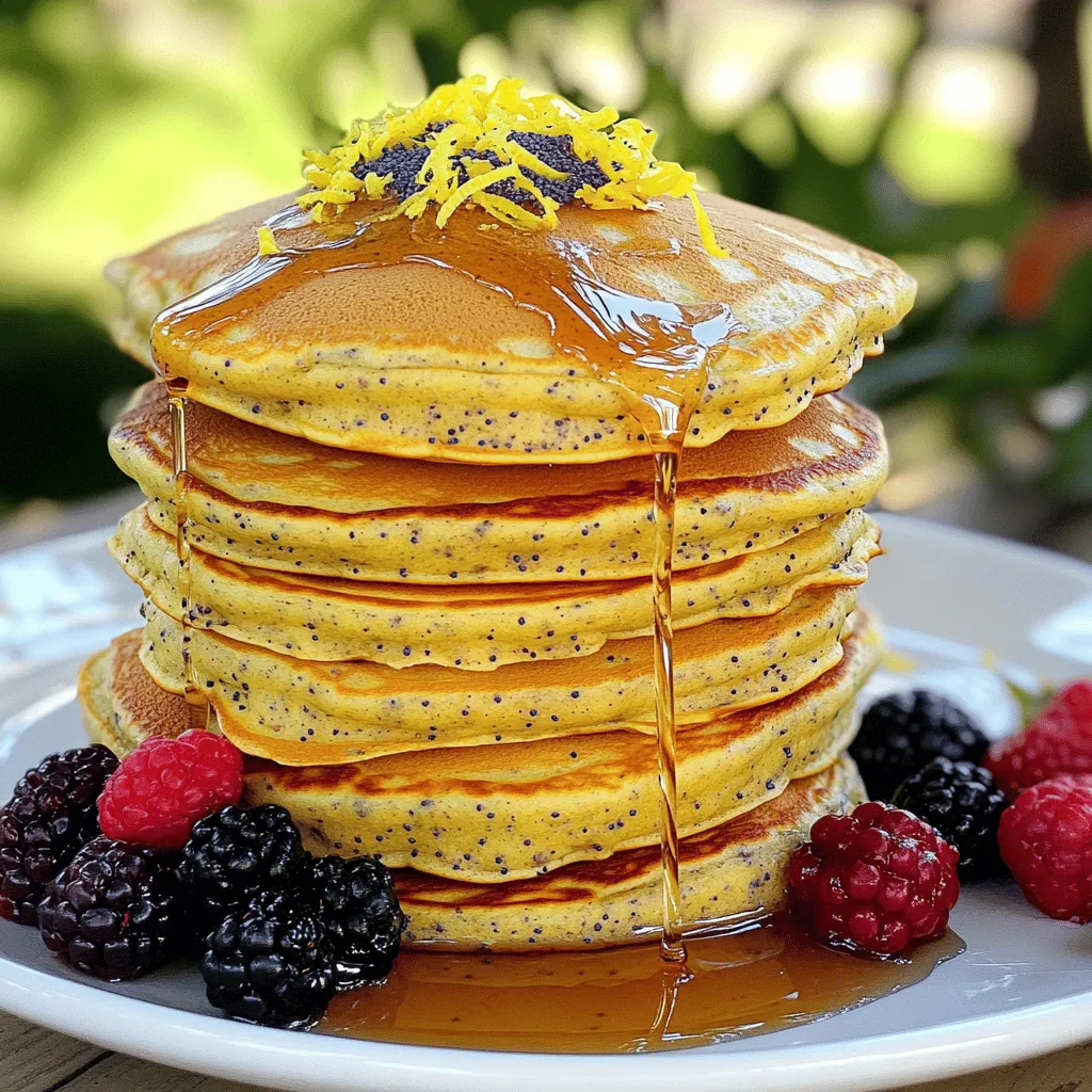 Sinnvolle Lemon Poppyseed Protein Pancakes Rezeptidee