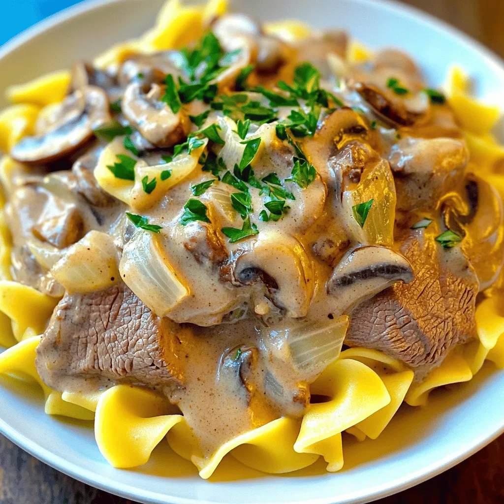 Classic Beef Stroganoff Einfache und Köstliche Rezeptur