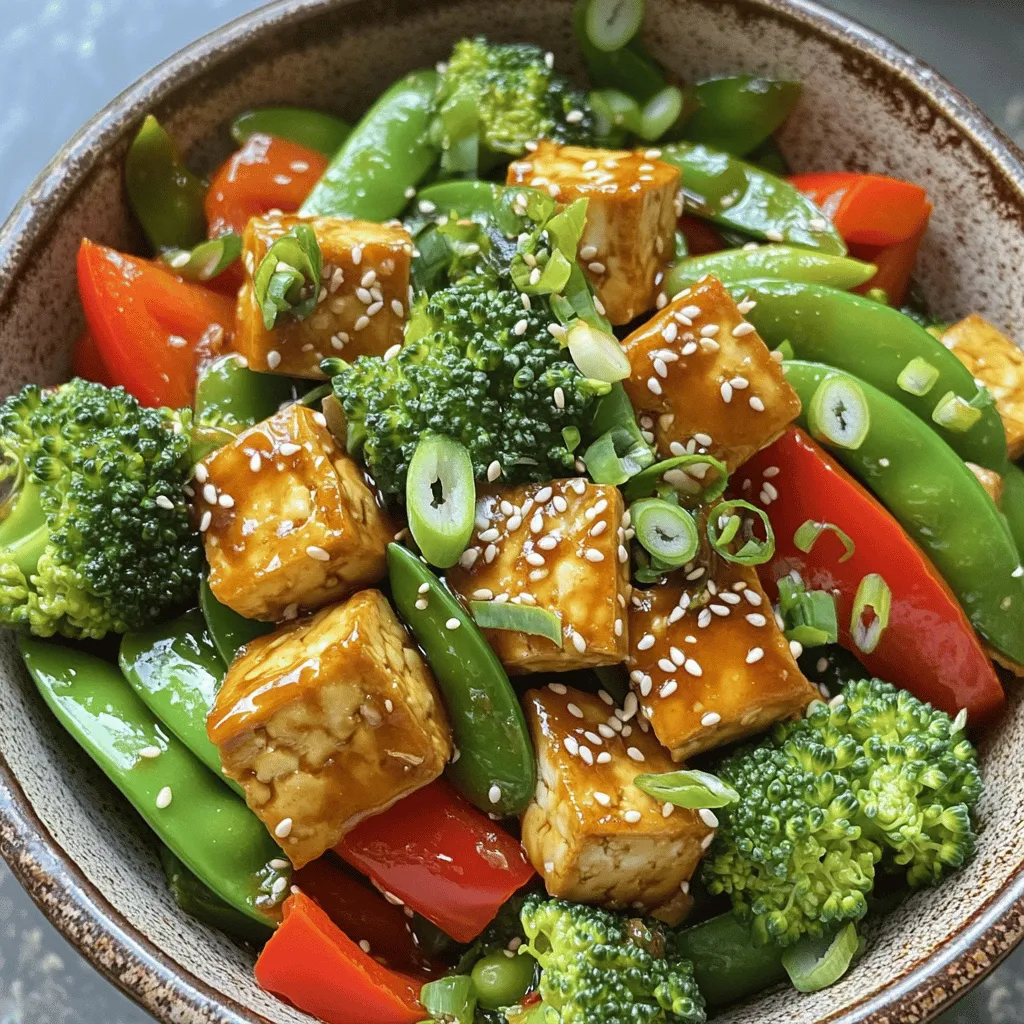 Vegetable Stir-Fry with Tofu Schneller Genuss