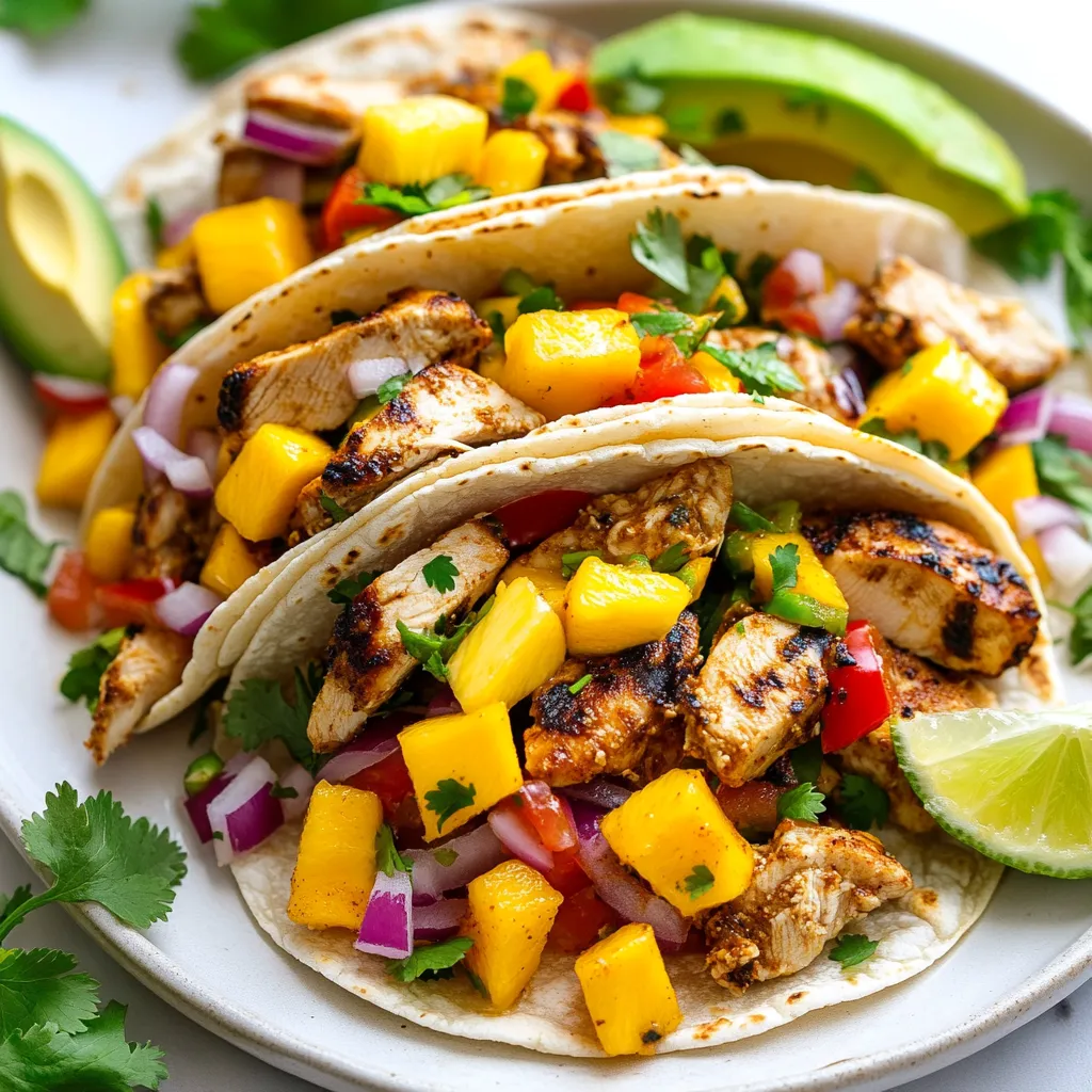 Jamaican Jerk Chicken Tacos Lecker und Einfache Zubereitung
