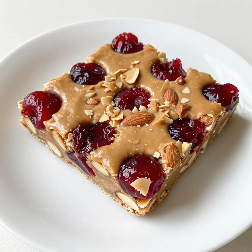 Kirsch-Almond-Energieriegel Nahrhafte Snackoption