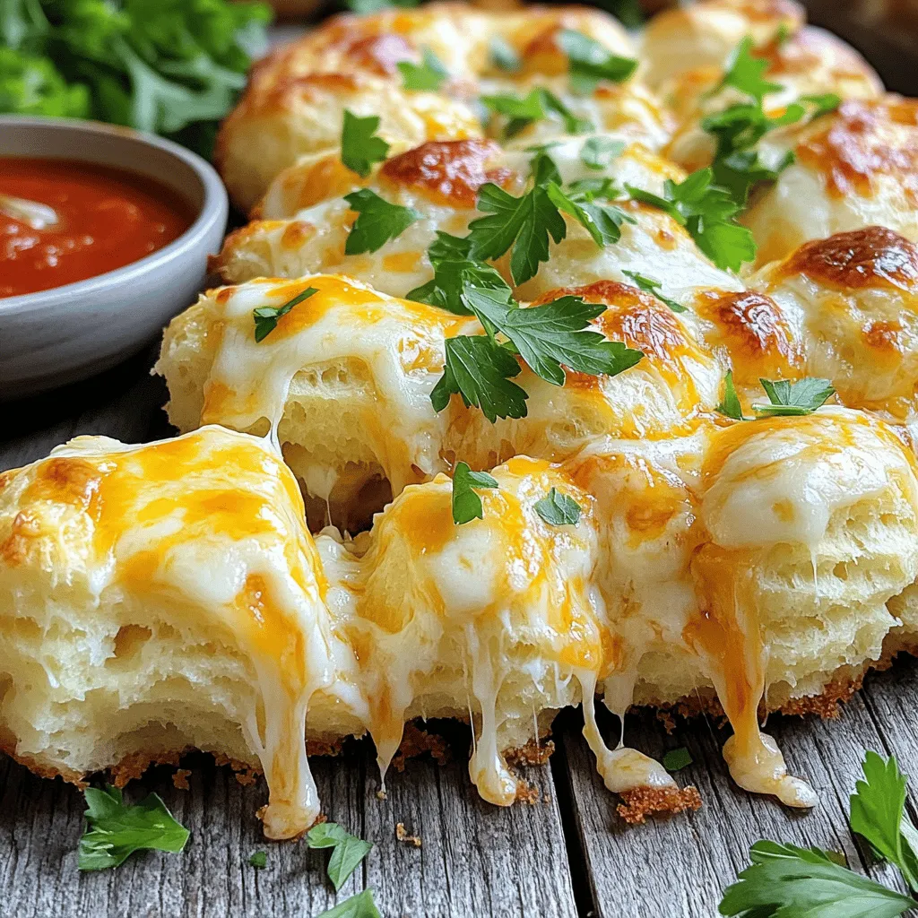 Cheesy Garlic Monkey Bread Köstlicher Snack für alle
