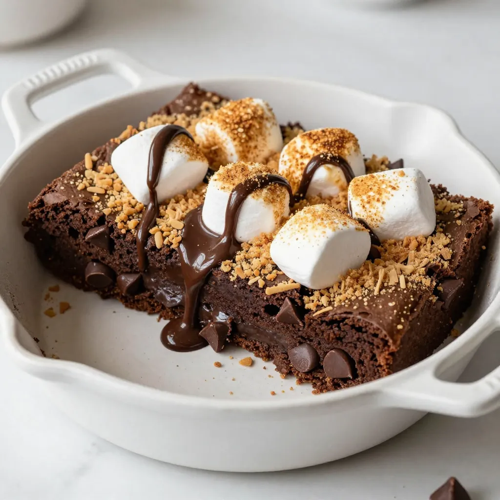 S&#8217;mores Brownie Skillet Einfach und Lecker Rezept