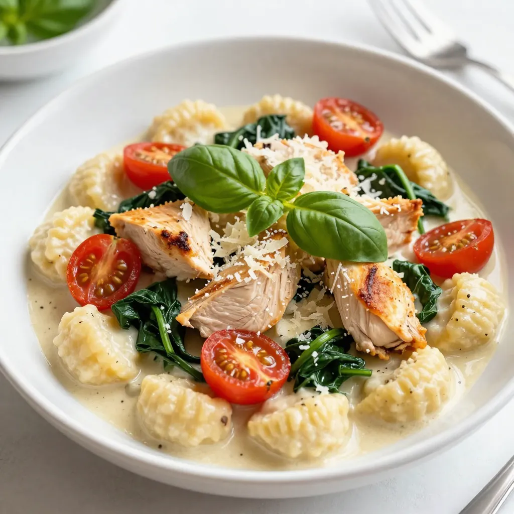 Creamy Tuscan Chicken Gnocchi Einfaches Rezept
