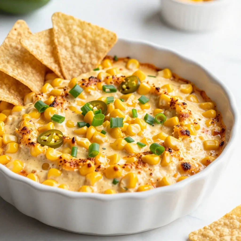 Jalapeño Cheddar Corn Dip Einfacher Partygenuss