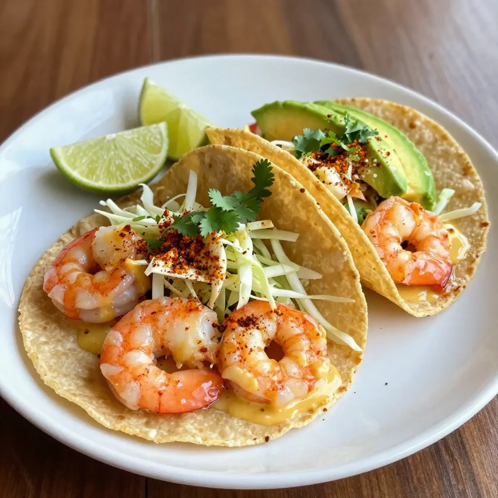 Knoblauchbutter Garnelen Tacos Köstlicher Genuss