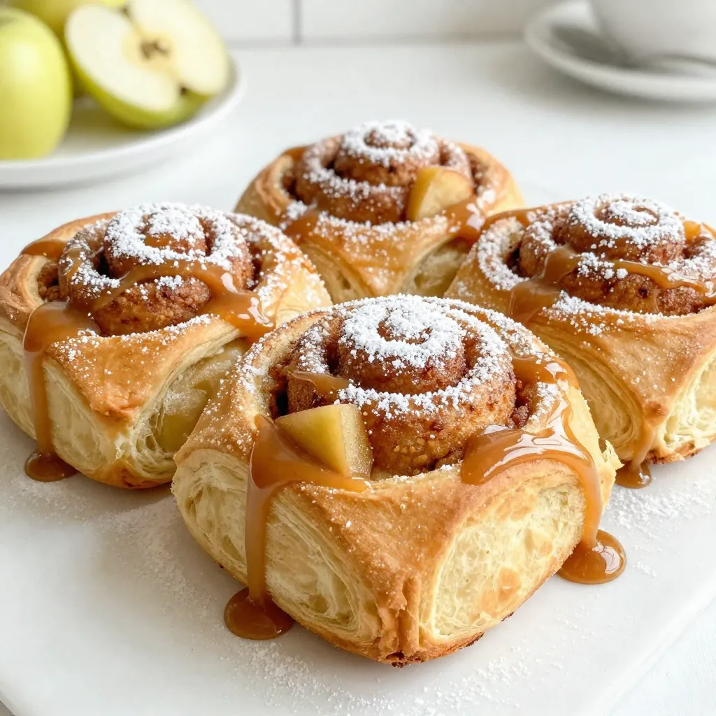 Karamell-Apfel-Zimt-Schnecken Genussvolle Rezeptidee