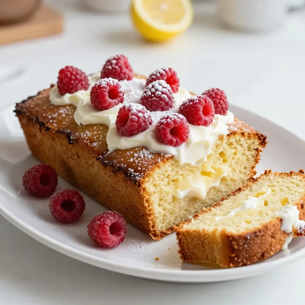 Lemon Raspberry Yogurt Loaf Einfach und Lecker Backen