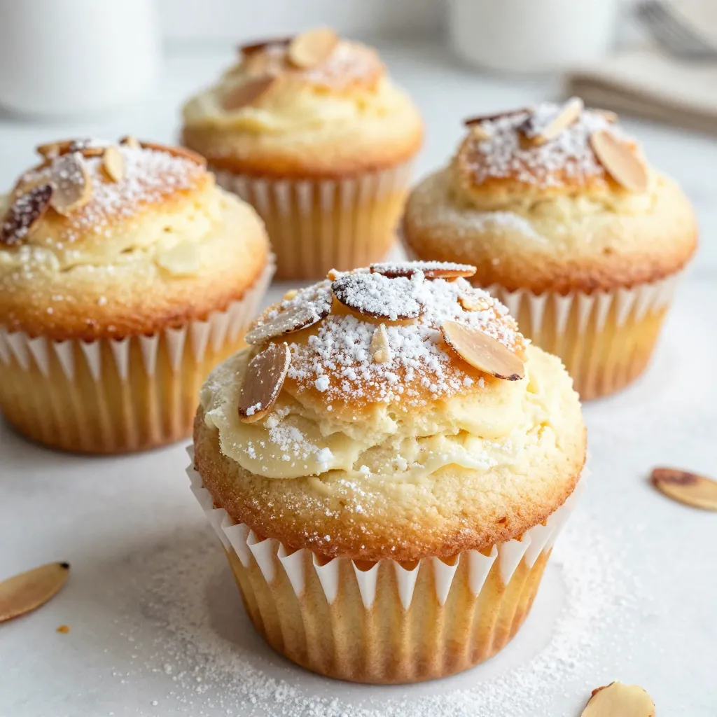 Vanille-Mandel Cupcakes Saftig und Einfach Zubereiten