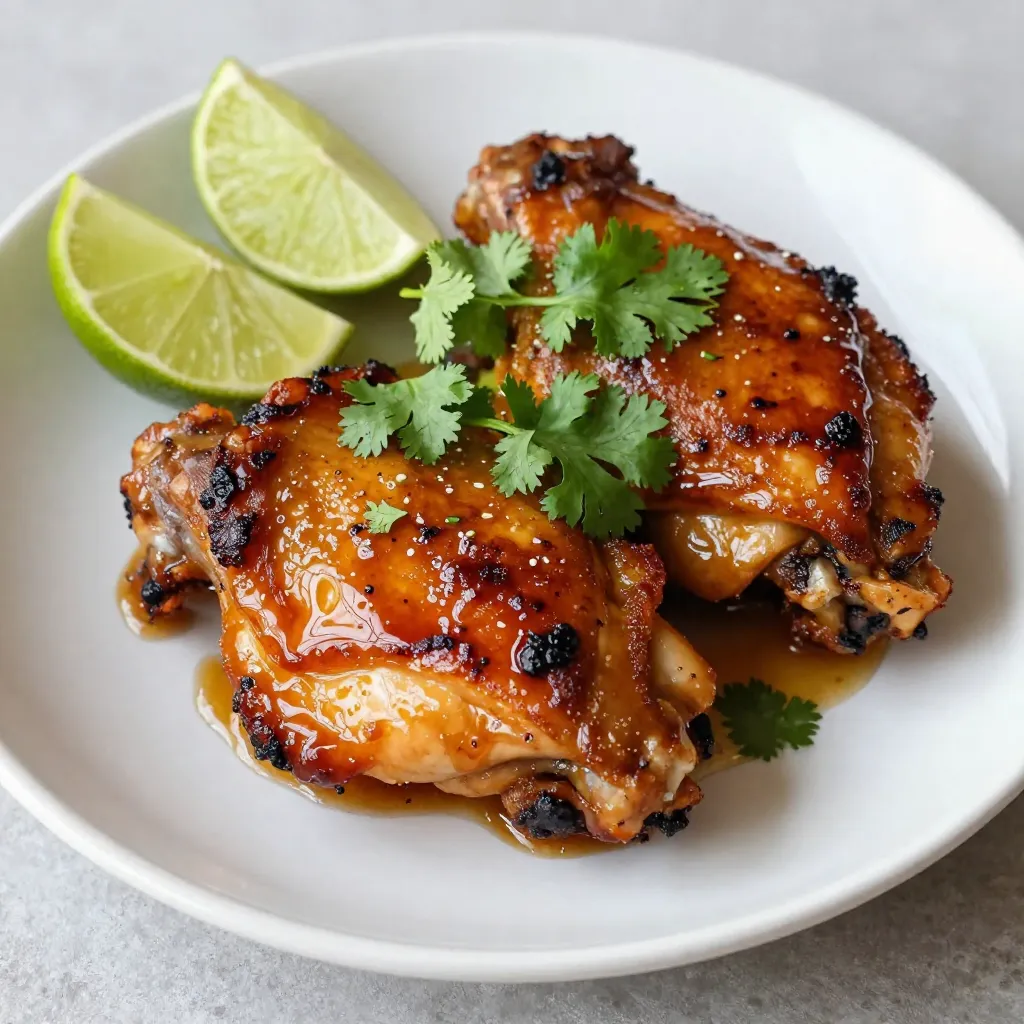 Chipotle Honey Chicken Thighs Köstliches Grillrezept