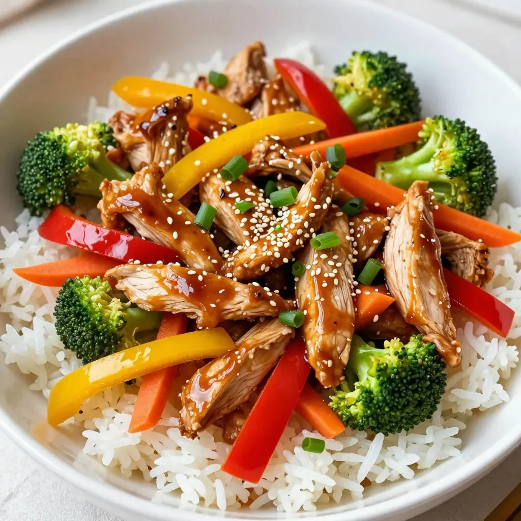 Teriyaki Chicken Stir Fry Schnelle und leckere Mahlzeit