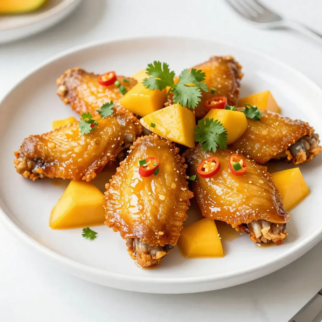 Sweet Heat Mango Habanero Wings Geschmacksvoll Genießen