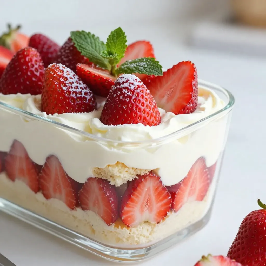 Strawberry Shortcake Trifle Einfach und Lecker Rezept