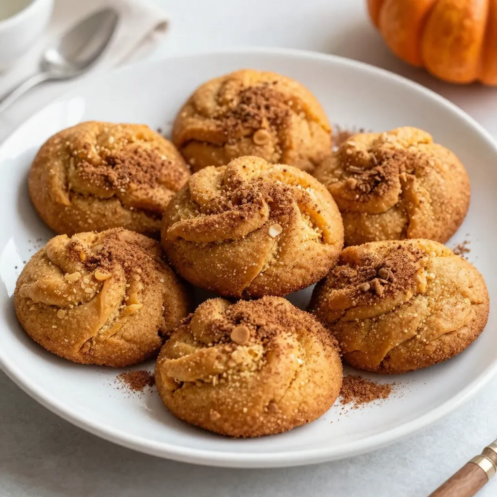 Kürbisgewürz Snickerdoodles einfache und leckere Kekse