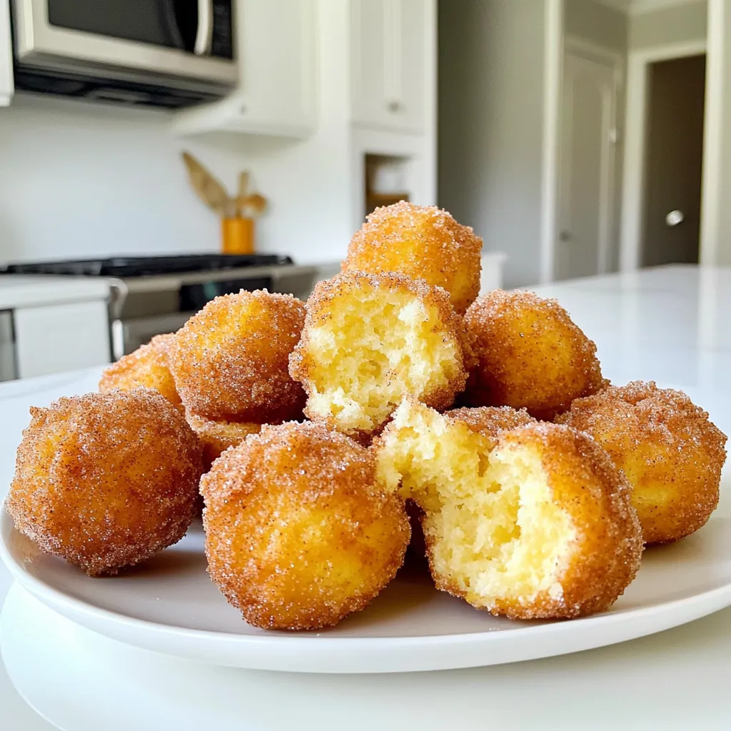 Air Fryer Churro Donut Holes Einfaches köstliches Rezept
