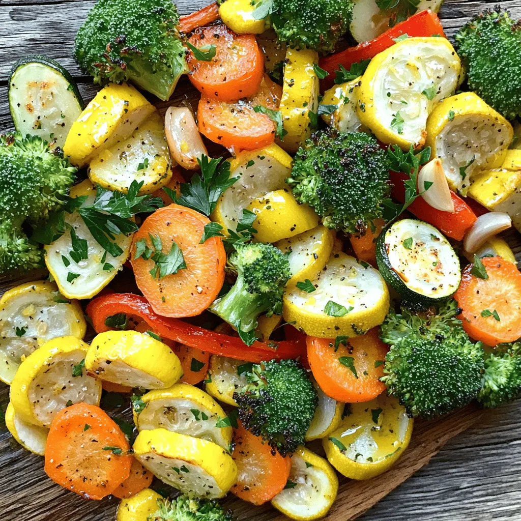 Lemon Herb Roasted Veggies Einfach und Köstlich