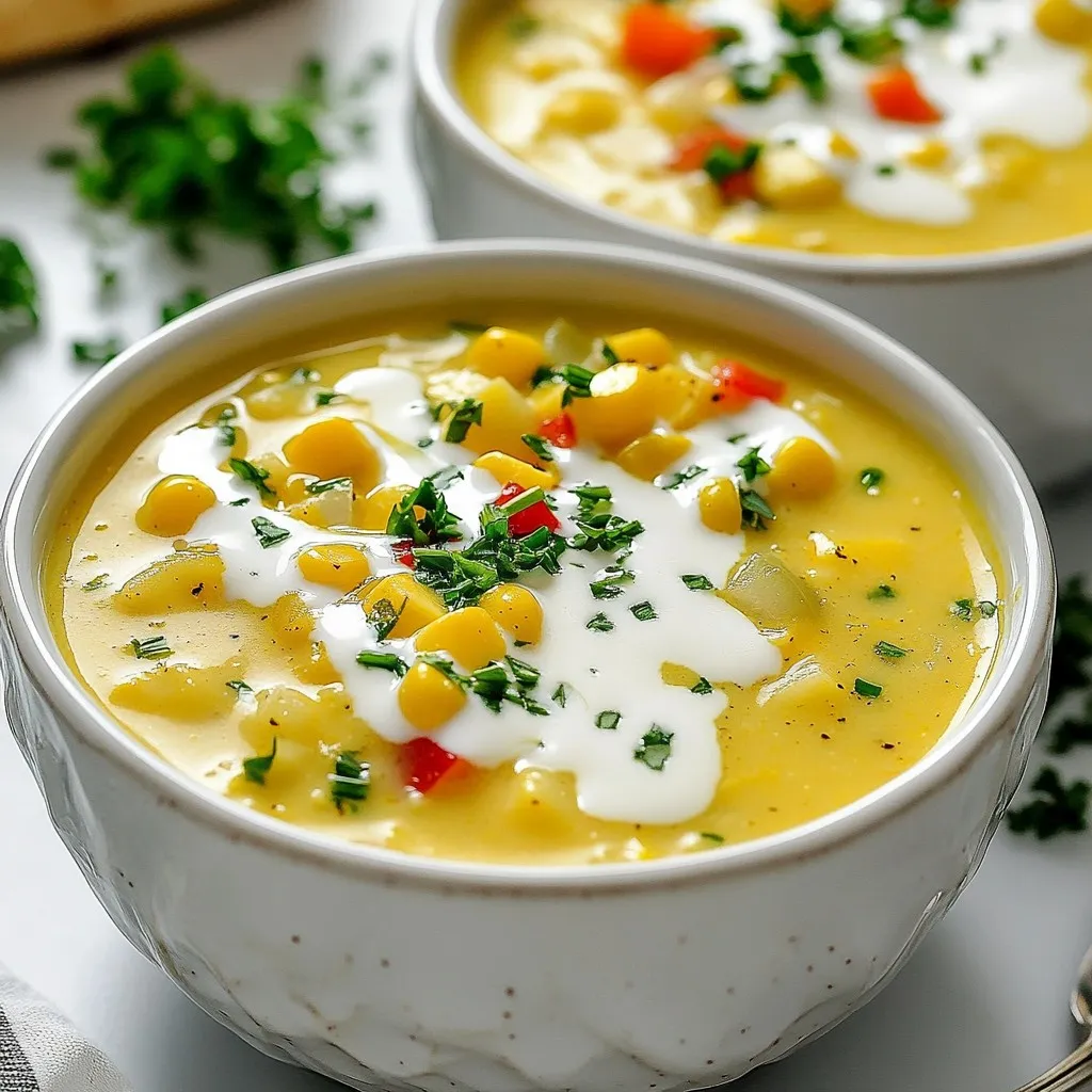 Cremige Maissuppe Voller Geschmack und Einfachheit