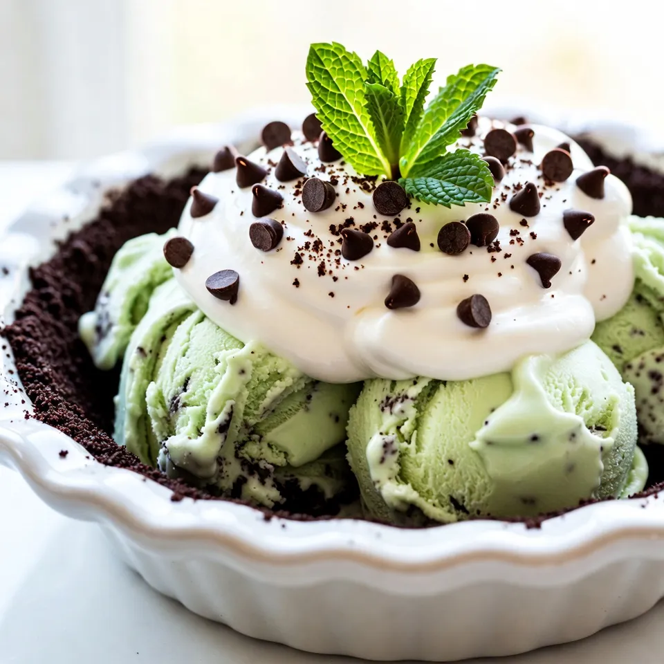 Mint Chocolate Ice Cream Pie Köstlicher Genuss für Jeden