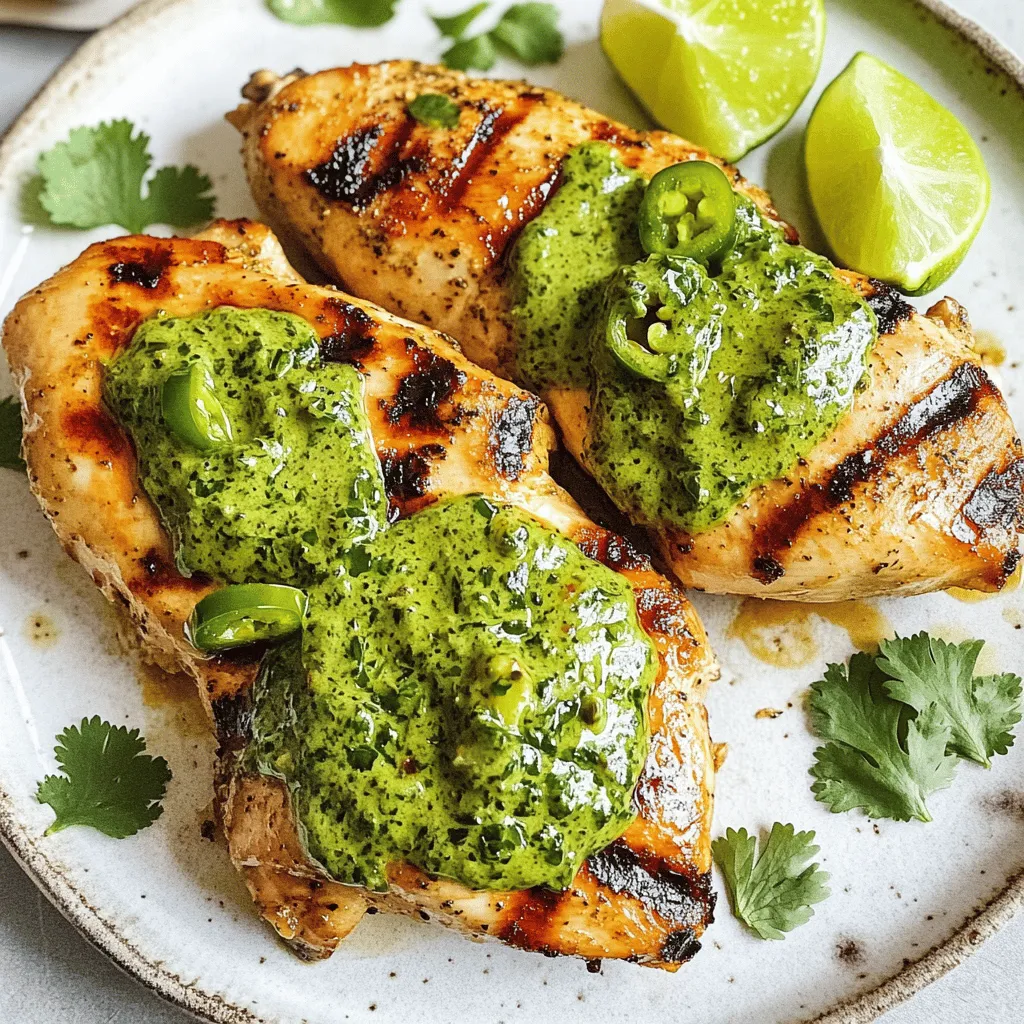 - 4 Hähnchenbrustfilets, ohne Haut und Knochen - 3 Esslöffel Olivenöl - 2 Teelöffel Knoblauchpulver - 1 Teelöffel Kreuzkümmel - 1 Teelöffel Paprika - Salz und Pfeffer nach Geschmack Die Hauptzutaten sind einfach zu finden. Ich wähle immer frische Hähnchenbrustfilets. Sie sind zart und kochen schnell. Olivenöl macht das Hähnchen saftig und verleiht Geschmack. Die Gewürze wie Knoblauchpulver, Kreuzkümmel und Paprika bringen das Gericht auf ein neues Level. Du kannst die Gewürze nach deinem Geschmack anpassen. - 1 Tasse frische Korianderblätter - 1 Jalapeño, entkernt - 1/2 Tasse griechischer Joghurt - 1/4 Tasse Mayonnaise - Saft von 1 Limette - 1/4 Teelöffel schwarzer Pfeffer Die cremige grüne Sauce ist der Star des Gerichts. Koriander gibt einen frischen Geschmack. Jalapeño fügt eine milde Schärfe hinzu. Joghurt und Mayonnaise machen die Sauce cremig. Der Limettensaft sorgt für einen spritzigen Kick. Ich mag es, die Sauce mit schwarzem Pfeffer zu würzen, um den Geschmack zu intensivieren. - Limettenviertel - Frische Korianderblätter Garnierungen machen das Gericht noch schöner. Limettenviertel geben dir die Möglichkeit, zusätzlichen Geschmack hinzuzufügen. Frische Korianderblätter sehen toll aus und bringen mehr Aroma. Wenn ich das Gericht serviere, achte ich darauf, es ansprechend zu präsentieren.Um das Hähnchen perfekt zu machen, müssen wir zuerst die Marinade zubereiten. In einer Schüssel mischen wir 3 Esslöffel Olivenöl, 2 Teelöffel Knoblauchpulver, 1 Teelöffel Kreuzkümmel, 1 Teelöffel Paprika, Salz und Pfeffer. Rühre alles gut um. Dann legen wir die Hähnchenbrustfilets in die Marinade. Bedecke das Hähnchen gut und lasse es 30 Minuten im Kühlschrank ziehen. Für einen intensiveren Geschmack kannst du es bis zu 2 Stunden marinieren. Heize den Grill oder die Pfanne auf mittelhohe Hitze vor. Nimm das Hähnchen aus der Marinade. Brate es für 6-7 Minuten pro Seite. Die Innentemperatur sollte 75°C (165°F) erreichen. Nach dem Garen lege das Hähnchen auf einen Teller. Lass es 5 Minuten ruhen, bevor du es in Scheiben schneidest. Jetzt kommen wir zum besten Teil: der Sauce! In einen Mixer gibst du 1 Tasse frische Korianderblätter, 1 Jalapeño (entkernt), 1/2 Tasse griechischen Joghurt, 1/4 Tasse Mayonnaise, den Saft von 1 Limette und 1/4 Teelöffel schwarzen Pfeffer. Püriere alles, bis es glatt und cremig ist. Probiere die Sauce und passe den Geschmack nach deinem Wunsch an.Wie lange mariniert man am besten? Ich empfehle, das Hähnchen mindestens 30 Minuten zu marinieren. So nimmt es den Geschmack gut auf. Für einen intensiveren Geschmack kann man es bis zu 2 Stunden im Kühlschrank lassen. Dies gibt dem Hähnchen Zeit, die Aromen der Gewürze aufzunehmen. Eine längere Marinierzeit macht das Fleisch zart und saftig. Um das Hähnchen perfekt zu garen, stelle sicher, dass die Innentemperatur 75°C (165°F) erreicht. Ich benutze ein Fleischthermometer, um sicherzugehen. Das Hähnchen sollte für 6-7 Minuten pro Seite gegrillt oder gebraten werden. Lasse das Hähnchen nach dem Garen 5 Minuten ruhen. So bleiben die Säfte im Fleisch und es bleibt saftig. Schärfegrad und Geschmacksvariationen sind einfach anzupassen. Für mehr Schärfe kannst du mehr Jalapeños hinzufügen. Wenn du es milder magst, nimm einfach weniger. Du kannst auch andere Kräuter wie Petersilie probieren. Das gibt der Sauce einen neuen Geschmack. Experimentiere mit der Sauce, um deinen eigenen Stil zu finden. {{image_4}} Wenn du mal Abwechslung suchst, probiere andere Proteine. Tofu ist eine tolle Wahl für Vegetarier. Er nimmt den Geschmack gut auf. Du kannst ihn genauso marinieren wie das Hähnchen. Fisch ist auch eine gute Option. Zum Beispiel Lachs oder Kabeljau. Beide bieten einen feinen Geschmack und sind schnell gar. Für eine vegetarische Version der cremigen grünen Sauce kannst du Joghurt durch Cashew-Creme ersetzen. Cashews machen die Sauce cremig und nussig. Du kannst auch Avocado verwenden. Sie bringt eine tolle Textur und einen milden Geschmack. Experimentiere mit Kräutern, wie Petersilie oder Minze, um neue Aromen zu entdecken. Die richtigen Beilagen machen das Gericht komplett. Reis ist eine klassische Wahl. Er ist einfach und passt gut zu der grünen Sauce. Du kannst auch einen frischen Salat dazu machen. Ein einfacher Gurken- oder Tomatensalat bringt frische. Tortillas sind auch eine super Beilage. Sie sind perfekt, um die Sauce aufzutunken. So hast du ein komplettes und leckeres Essen. Um Ihre Reste von Peruanischem Hähnchen mit cremiger grüner Sauce im Kühlschrank aufzubewahren, verwenden Sie einen luftdichten Behälter. Stellen Sie sicher, dass die Reste vollständig abgekühlt sind, bevor Sie sie einpacken. So bleibt das Hähnchen frisch. Es hält sich im Kühlschrank etwa drei bis vier Tage. Beschriften Sie den Behälter mit dem Datum. So wissen Sie, wann Sie die Reste essen sollten. Wenn Sie das Hähnchen und die Sauce einfrieren möchten, ist das sehr einfach. Teilen Sie das Hähnchen in Portionen. Legen Sie es in einen gefrierfesten Beutel oder Behälter. Vergessen Sie nicht, die Luft herauszudrücken, bevor Sie den Beutel verschließen. Für die Sauce nutzen Sie ebenfalls einen separaten Behälter. So bleibt alles frisch. Im Gefrierschrank hält sich das Hähnchen bis zu drei Monate. Die Sauce kann bis zu zwei Monate halten. Um das Hähnchen und die Sauce wieder zu erhitzen, gibt es mehrere Methoden. Sie können das Hähnchen in der Mikrowelle aufwärmen. Stellen Sie die Leistung auf mittel und erhitzen Sie es in kurzen Intervallen. So bleibt es saftig. Alternativ können Sie das Hähnchen in einer Pfanne auf niedriger Hitze erwärmen. Für die Sauce geben Sie sie in einen kleinen Topf und erwärmen sie bei niedriger Hitze. Rühren Sie oft um, damit sie nicht anbrennt. Genießen Sie die Reste in vollen Zügen! Die Zubereitung von peruanischem Hähnchen braucht insgesamt etwa 50 Minuten. Die Vorbereitungszeit ist schnell, nur 10 Minuten. Danach marinieren Sie das Hähnchen für mindestens 30 Minuten. Je länger Sie marinieren, desto besser der Geschmack. Das Kochen selbst dauert etwa 14 Minuten. Ja, Sie können die Sauce anpassen! Mögen Sie es schärfer? Fügen Sie mehr Jalapeños hinzu. Für einen milden Geschmack, nehmen Sie weniger. Sie können auch den Koriander ersetzen. Petersilie oder Minze geben ebenfalls einen tollen Geschmack. Experimentieren Sie mit der Menge von Joghurt oder Mayonnaise, um die Konsistenz zu ändern. Für Beilagen passen Reis oder Quinoa gut. Salate sind ebenfalls eine tolle Wahl. Ein frischer grüner Salat bringt Farbe. Auch gebratenes Gemüse schmeckt gut dazu. Zu trinken empfehle ich ein kaltes Bier oder Limonade. Diese Getränke ergänzen die Aromen des Hähnchens perfekt.In diesem Artikel haben wir gelernt, wie man Peruanisches Hähnchen zubereitet. Wir haben die Hauptzutaten für das Hähnchen und die cremige grüne Sauce erkundet. Auch wichtige Schritte wie Marinieren und Garen sind klar erklärt. Tipps zur perfekten Marinade und Alternativen haben wir diskutiert. Zum Schluss haben wir Lagerungshinweise und häufige Fragen behandelt. Probieren Sie dieses Rezept aus und passen Sie es nach Ihrem Geschmack an. Die Möglichkeiten sind endlos, und ich hoffe, Sie genießen jedes Stück!