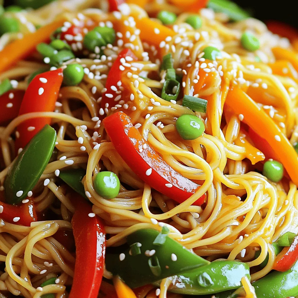 Spicy Szechuan Noodles Schnelle und leckere Mahlzeit