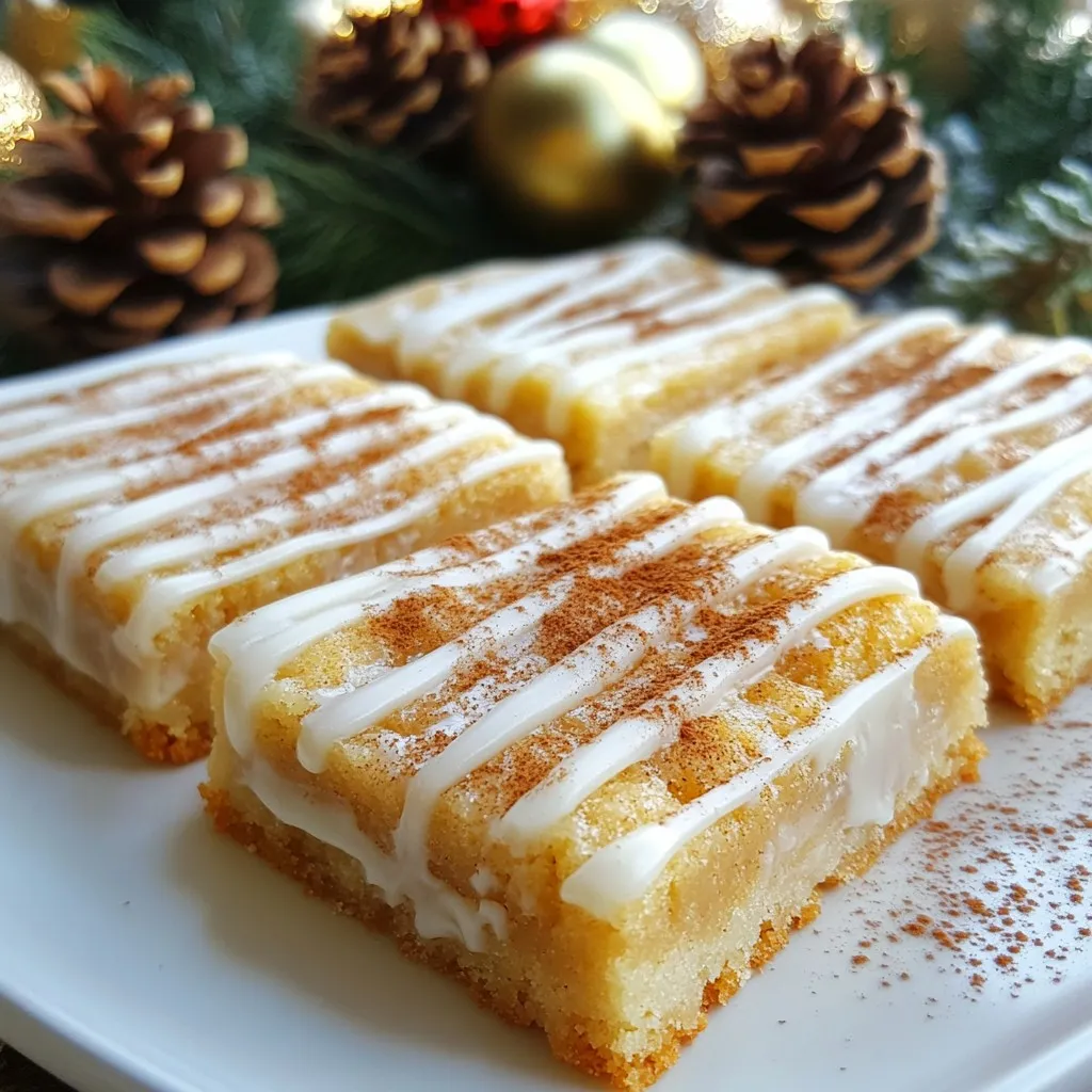 Eggnog Sugar Cookie Bars Lecker und Einfach Rezept