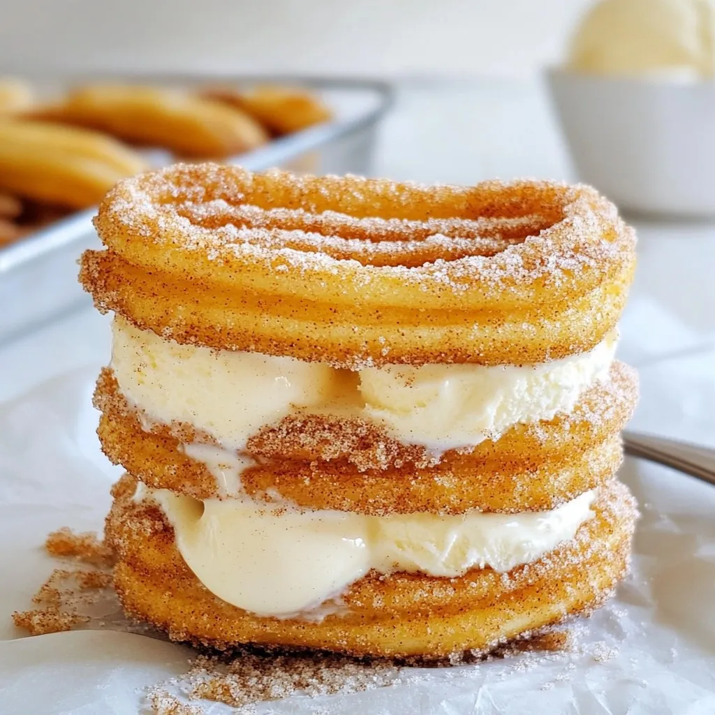Churro Ice Cream Sandwiches einfach und lecker zubereiten