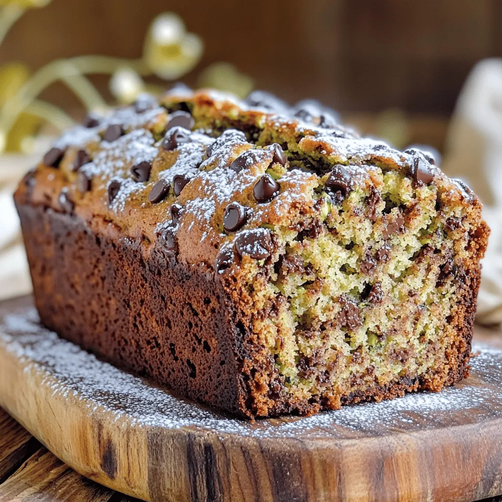 Schmackhaftes Chocolate Chip Zucchini Bread Rezept