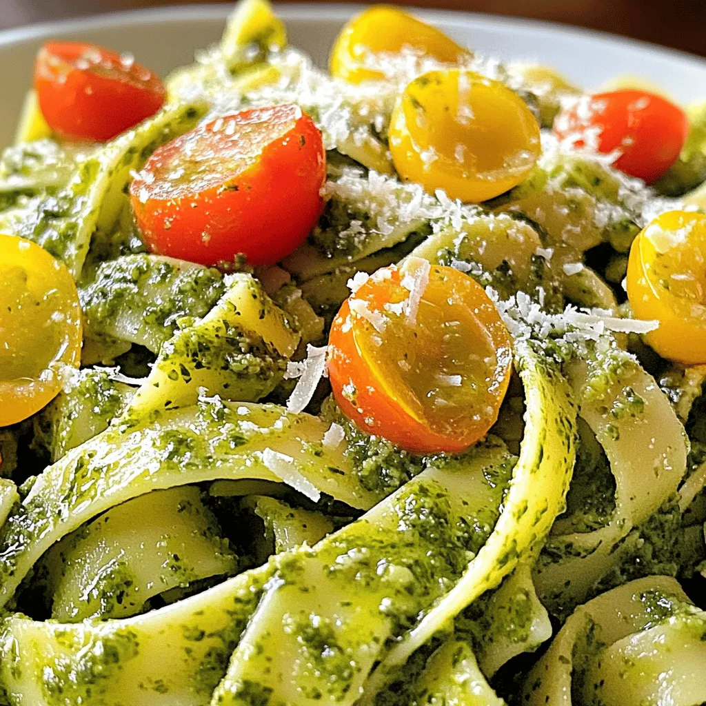 Lemon Basil Pesto Pasta Einfach und Köstlich Genießen