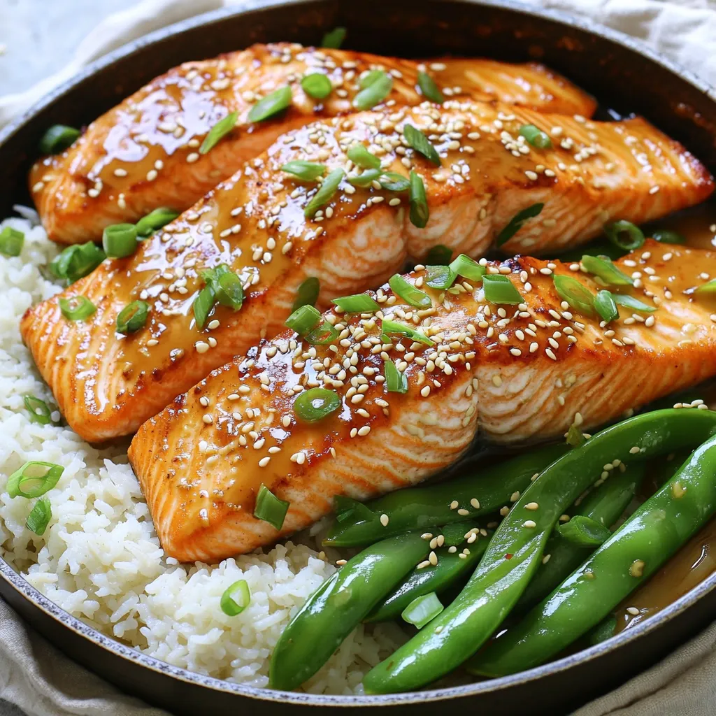 Minute Sesame Ginger Salmon Skillet Schnelles Rezept