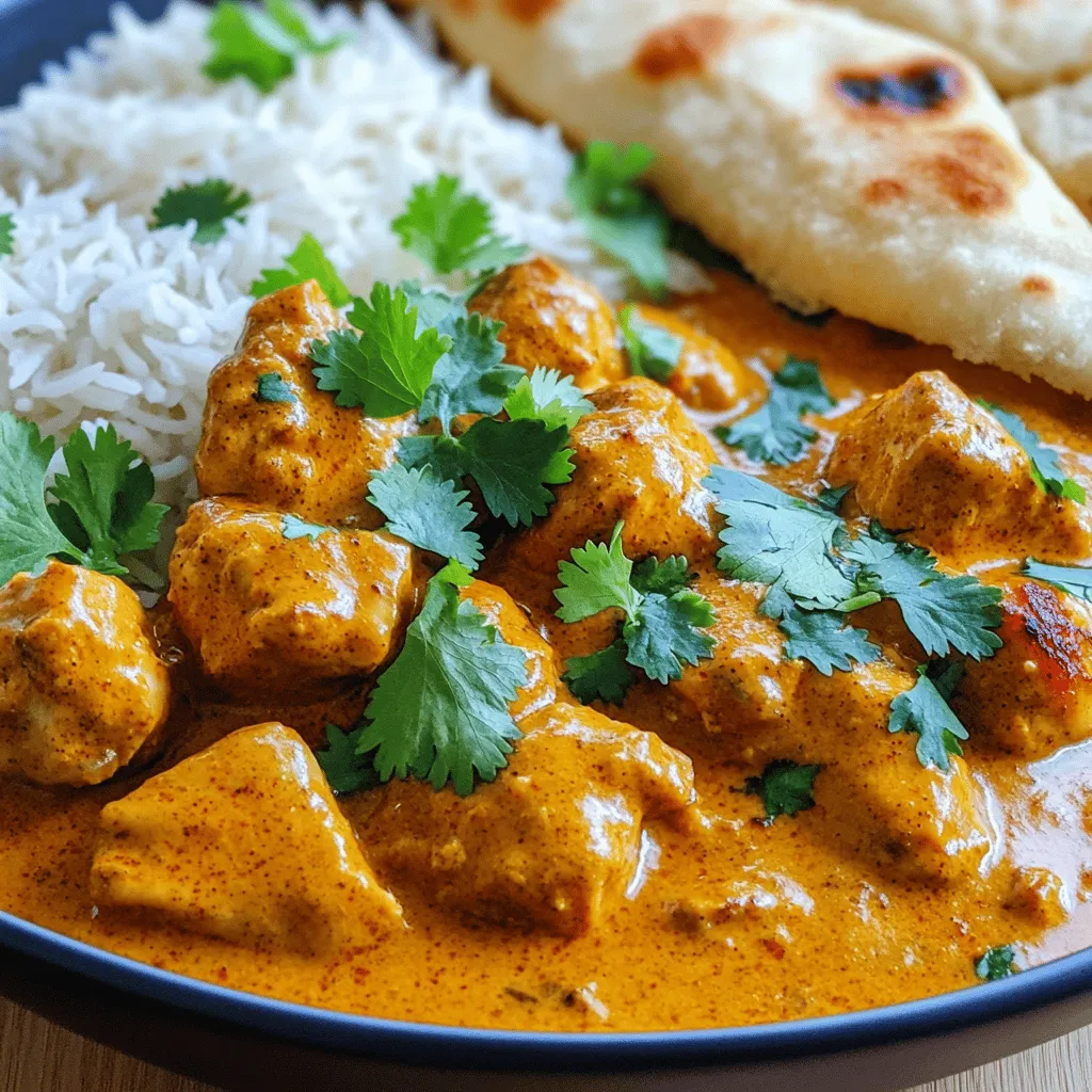 Einfaches Chicken Tikka Masala Schnelle und leckere Mahlzeit