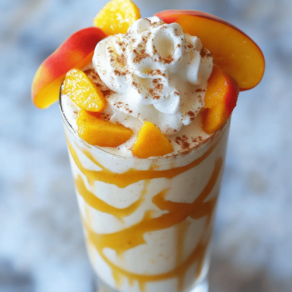 Copycat Chick-Fil-A Pfirsichmilchshake Einfaches Rezept