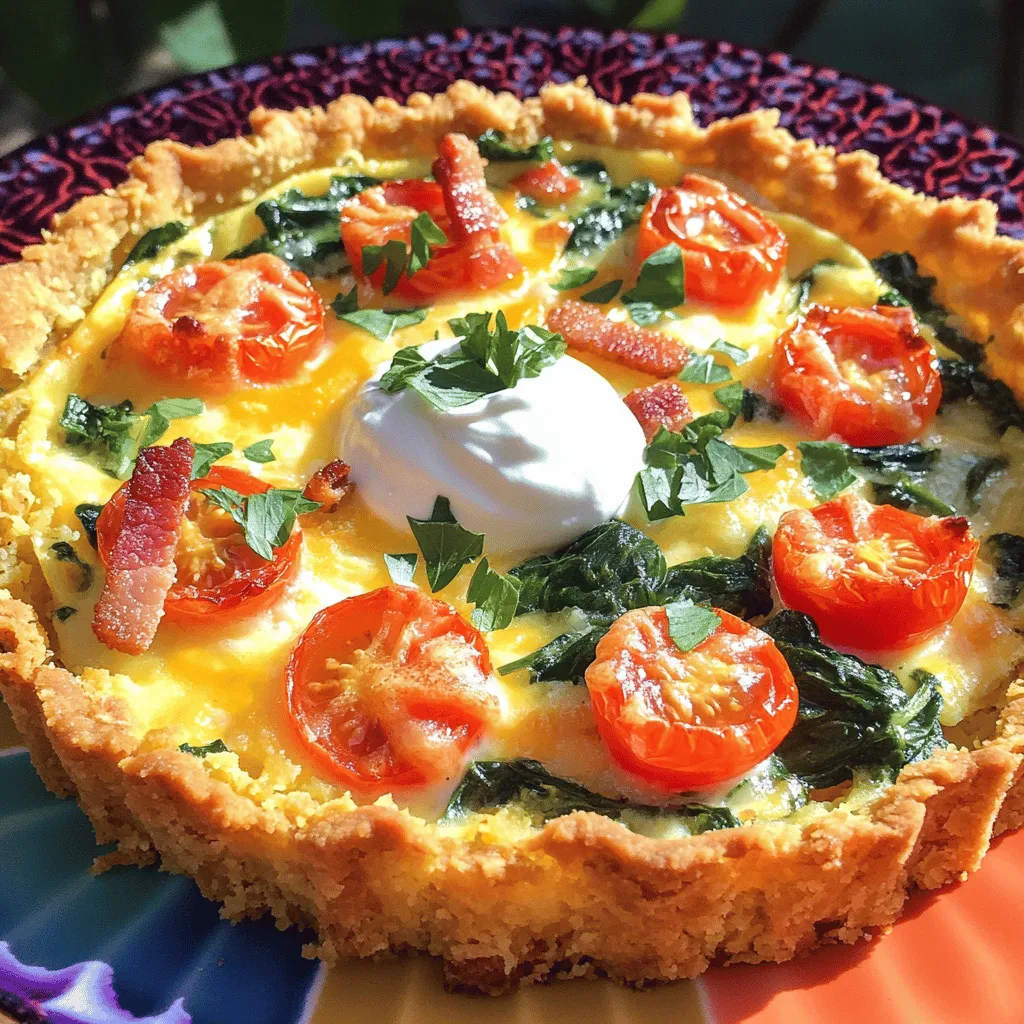 - Gefrorene Hash Browns - Frischer Spinat - Kirschtomaten