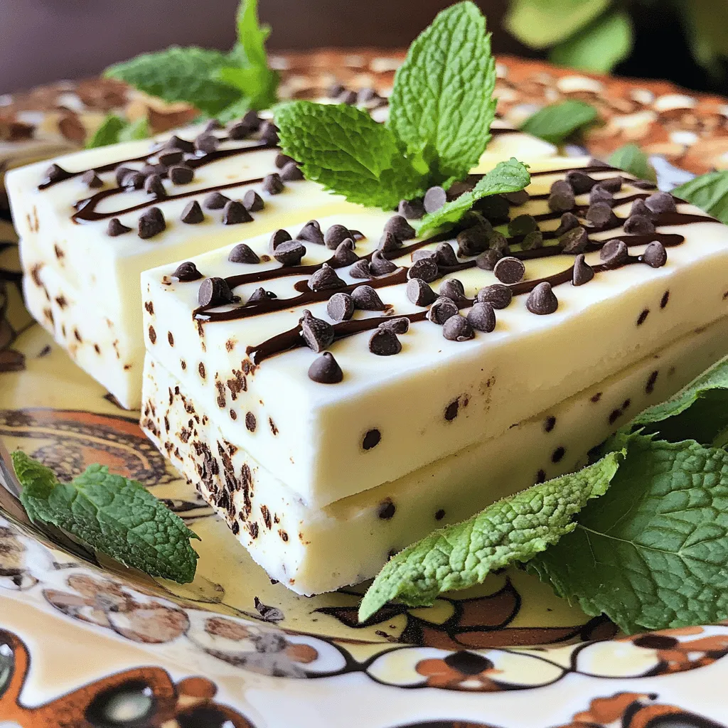 Schokoladen-Minz-Griechische Joghurt-Pops Lecker dreihr!