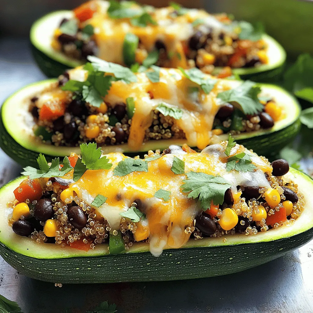 Gefüllte Zucchini-Boote Lecker und Nahrhaft Kochen
