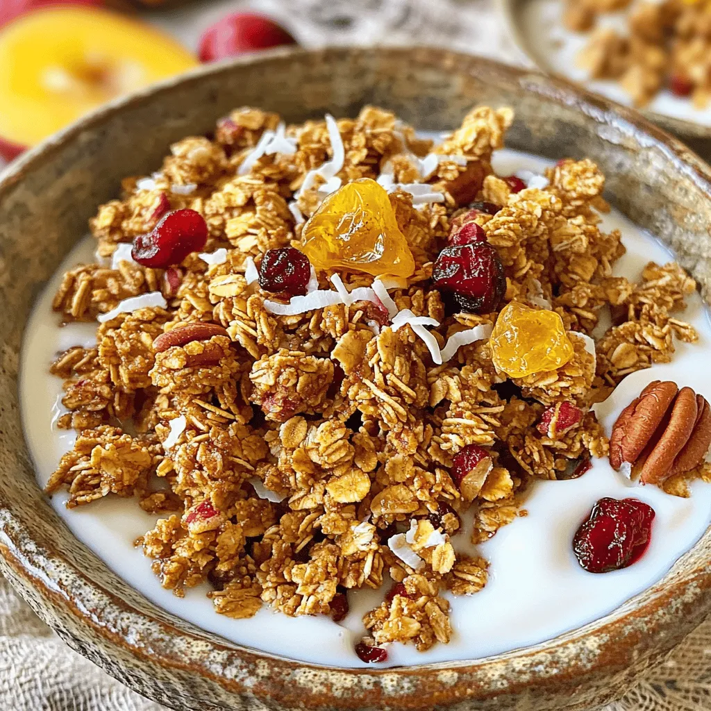 Maple Pecan Granola Nährstoffreiche und leckere Mischung