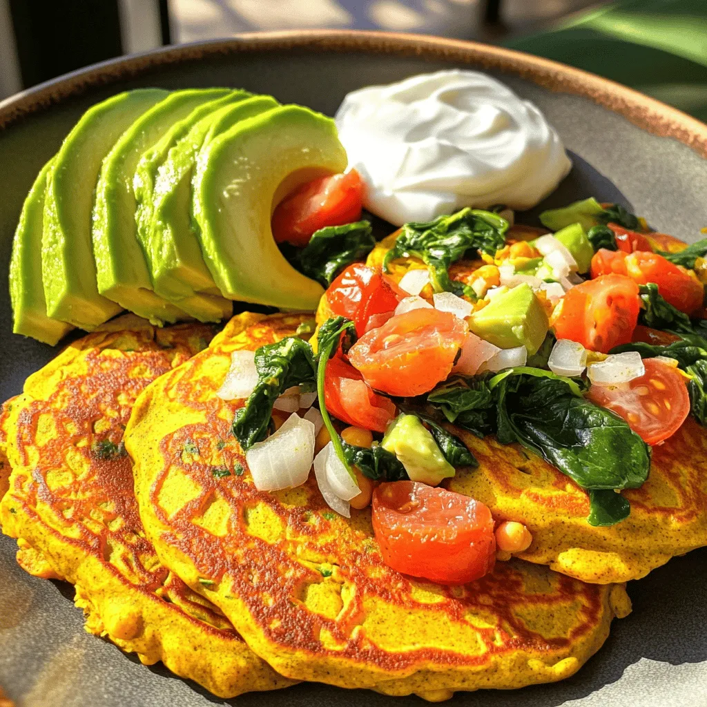Kichererbsenmehl-Pfannkuchen Für jeden Geschmack